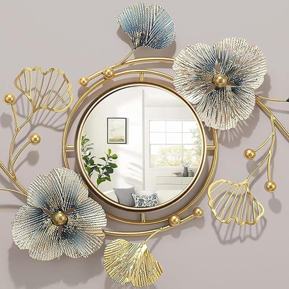 NEW Metal Decorative Wall Mirrors for Living Room, 83 * 48cm - Picture 7 of 8
